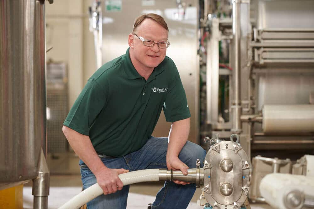 employee working in factory